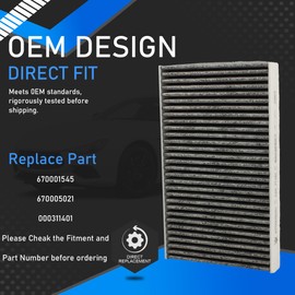 YzusGomumu 4PCS Engine Air Filter + Oil Filter + Cabin Air Filte Compatible with 2014-2022 Maserati Ghibli Levante Quattroporte All Engine Replaces# 670001545 670005021 000311401