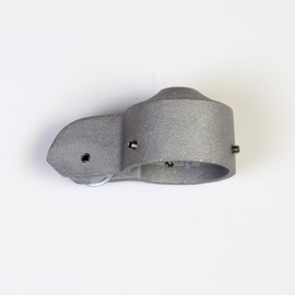 Flagpole Truck Fits 2 1/2" 2.5 Inch Diameter Cast Aluminum Silver Metal Pulley USA Made Cap Style