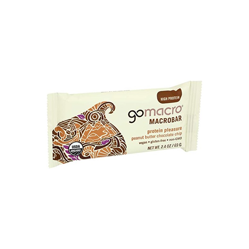 GoMacro, Protein Pleasure Bar, Peanut Butter Chocolate Chip, 2.4 oz