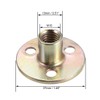 sourcing map M10x37x2.5mm Brad Hole Tee Nut Carbon Steel T-Nuts
