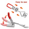 Pinsheng Toggle Clasp, Pack of 4, 100 kg Holding Capacity,