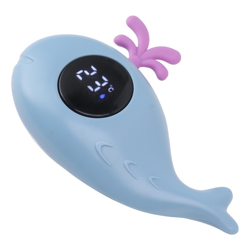 Baby Bath Thermometer Digital Cartoon Cute Whale Thermometer Multi Functional