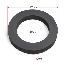 Anvpkun Z1210-57 Toilet Seal Gasket for Back Flush and Rear Discharge Toilets, 4 Inches Black Replacement Seal