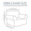 JIVINER Super Stretch 1 Piece Chair Slipcovers Non Slip Armchair