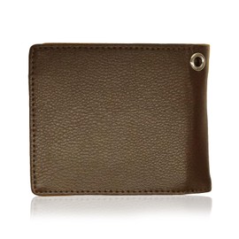 Outdoor Products Bifold Wallet, Forming Leather, Coin Purse, Card Pocket, Cow Leather, dark brown