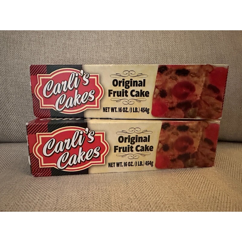 Carli's Cakes 2 pack Original Fruitcake - Made From The