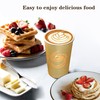 12 oz Disposable Coffee Cups with Lids 25 Pack,To Go