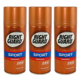 Right Guard Sport 8.5 Ounce Aerosol Original 24Hr Deodorant (251ml) (Pack of 3)