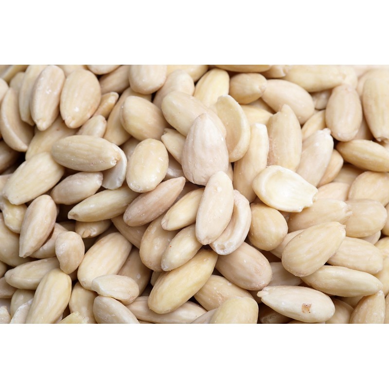 Blanched Almonds - Gluten-Free, Keto & Vegan-Friendly Raw Blanched Almonds