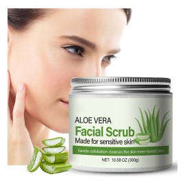 Exfoliante Facial Aloevera Hecho Para Pieles Sensibles, Exfo