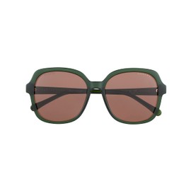 RADLEY London 6505 Womens Polarized Round Oversized Sunglasses, 57 mm, UV400 Protection, Palm Leaf Green