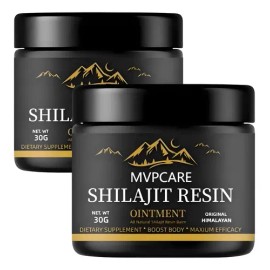 2piezas Resina De Shilajit Natural Pura Orgánica Del Himalaya 600 Color Negro                                                                         