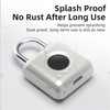 Fingerprint Padlock, USB Charging, Biometric High Security Locker, Mini Padlock