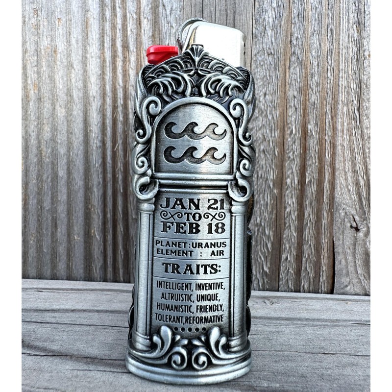 JSSELLER Metal Lighter Case Fits BIC, It Covers Standard Full
