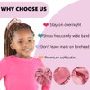 LBYLUS 2 Pcs Satin Bonnet for Kids Sleeping,Kids Bonnets for