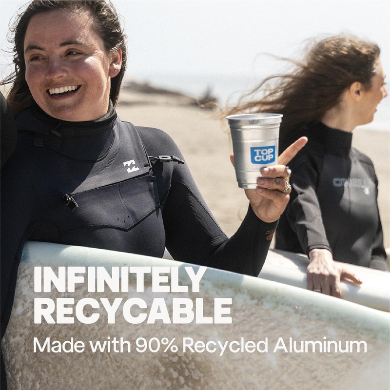 Top Cup by Ball – 16 Ounce, 30 Count, Reusable