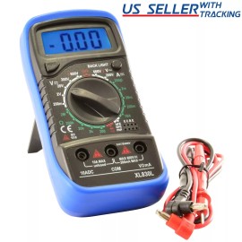 Ameribox Digital Multimeter AC DC Voltmeter Ammeter Ohmmeter Volt Tester Meter XL830L
