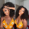 4x4 Lace Front Kinky Curly Wig Afro Curly Frontal Closure