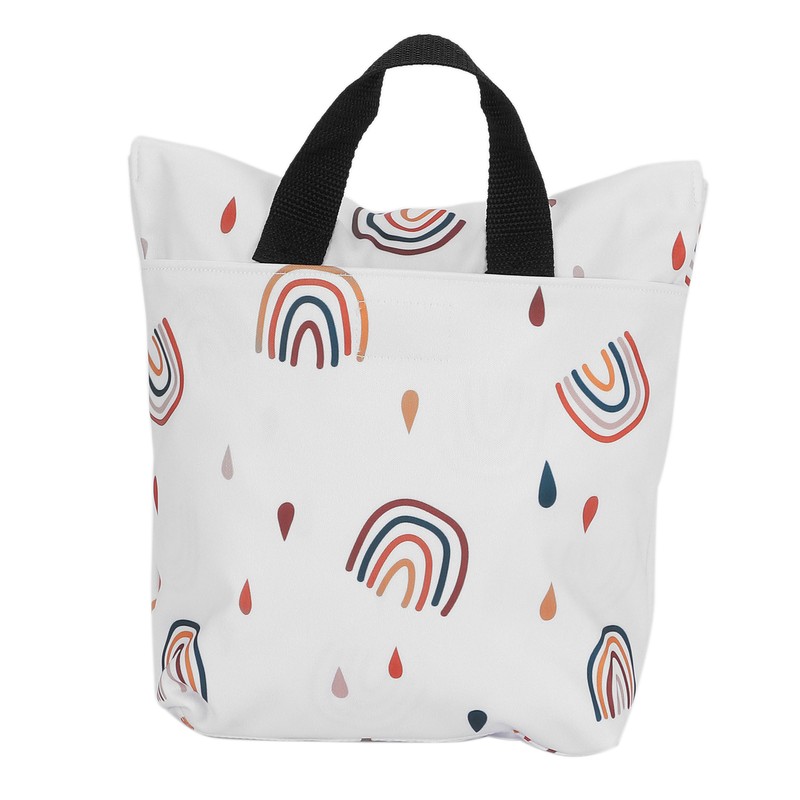 Baby Cloth Diaper Bag Waterproof DoubleLayer Pocket Fashionable Baby Outing