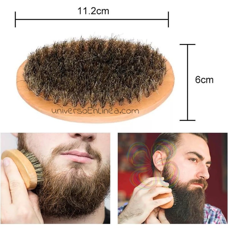 2 Piezas kit Afeitado Perfecto Jabon Crema Afeitar Barber Bigote