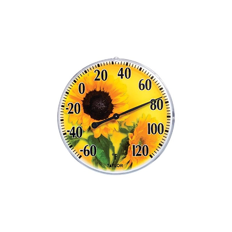 Taylor 5.25" Sunflower Thermometer