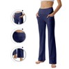 LaiEr Women's Bootcut Yoga Pants with Pockets, High Waist Flared