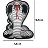 Parche grande de serpiente, 9.5 x 7.5 pulgadas, parche de