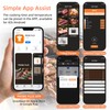 Mcbazel Smart Bluetooth Meat Thermometer with 4 Probes, Digital Food
