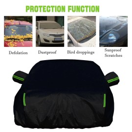 Monster-Parts For Ford Mustang Mach-E Full Car Cover Waterproof Sun All Weather Protection
