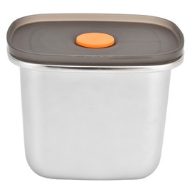 Lunch Box 304 Stainless Steel PP Food Grade Silicone Portable Food Container Storage Box for Picnic Camping Outdoor550ml