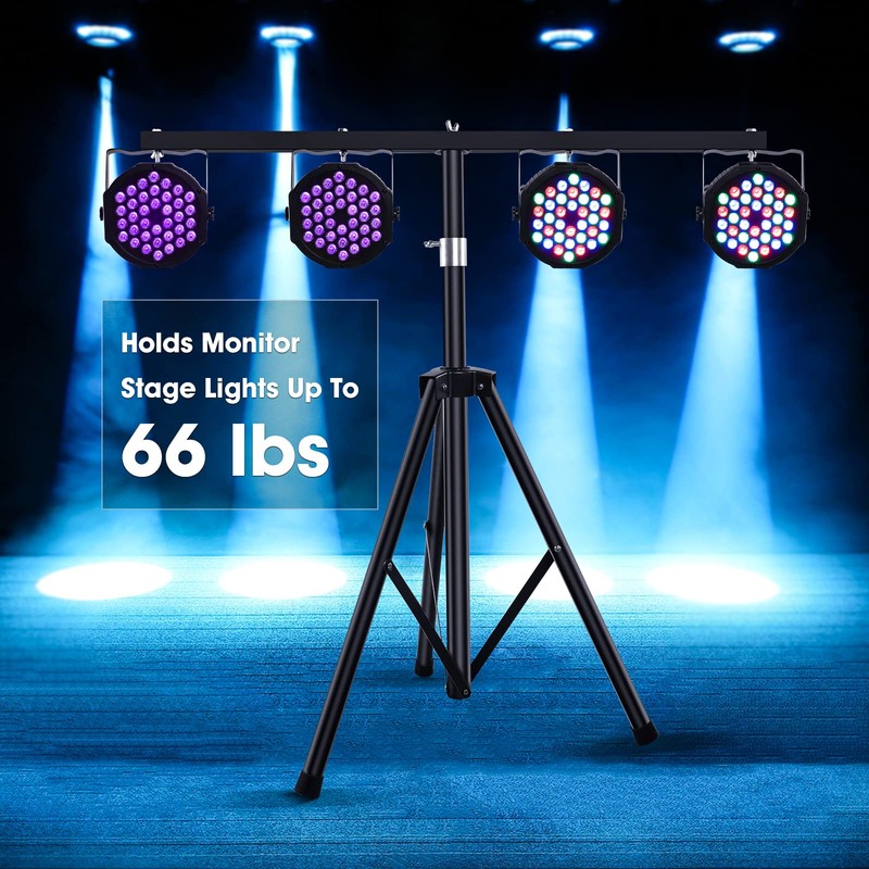 U`King DJ Light Stand for Par Lights - Adjustable Height