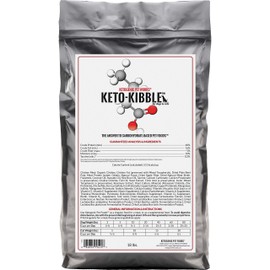 Ketogenic Pet Foods - Keto-Kibble – High Protein, Low Carb, Starch Free, Grain Free Dog & Cat Food - 18 lb