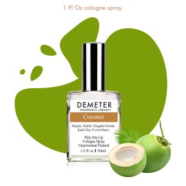 Demeter Coconut Cologne 1 Fl Oz Unique Fresh Scent Travel Friendly No Harmful...