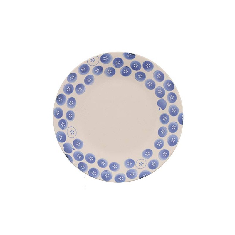 Tableware East Deep Plate, 9.4 inches (24 cm), Fruit Apple