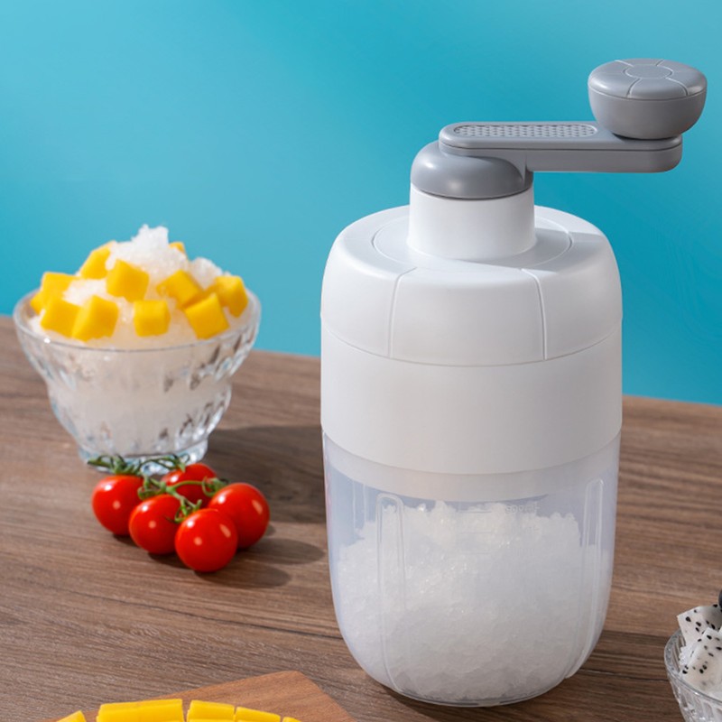 Manual Ice Shaver Versatile Portable Snow Cone Machine Shaved Ice