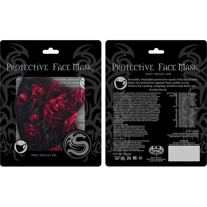 Spiral - Blood Rose - Face Masks - L
