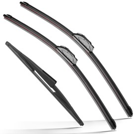 RAINTOK Windshield Wiper Blades Replacement for 2009-2016 Ford Expedition Lincoln Navigator Original Factory Quality Front Rear Wipers Blade Set for My Car - 22" 22" 16" (Pack of 3)