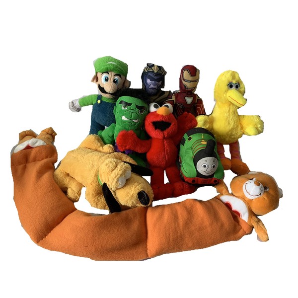 Custom Weighted shoulder wrap, 3 lb characters, stuffed animal that
