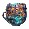 AEEKDOOK Wooden Puzzles for Adults - 200 Pieces Enchanted Teapot