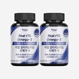 Furnit 엘루맘 퍼니트 리얼 알티지 오메가3 90캡슐 2개 Elumam Furnit Real RTG Omega-3 90 Capsules 2 Packs
