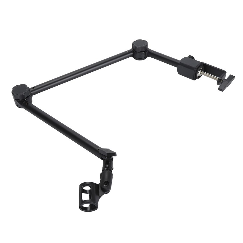 Microphone Arm Stand 180 Degree Adjustable Stable Durable Carbon Steel