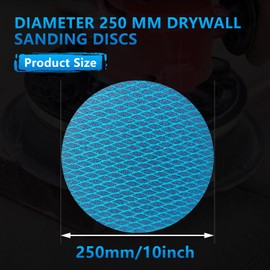 25 x 250 mm Velcro Sandpaper Blue No Holes, Eccentric Sanding Discs, 120 Grit Sanding Pads, Abrasive Resistant to Clogging for Random Orbital Sander Sanding Machine