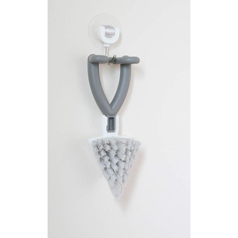 Sanbelm B33011 Bathroom Cleaning Brush, Gray, Approx. Width 2.4 x