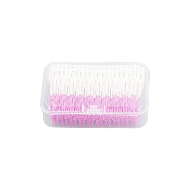 Jiawu Cepillo Interdental, 200 Cepillos Dentales de Silicona Suave para