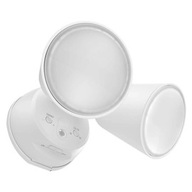 L2X Luminator – Outdoor LED Security Light with Photocell | Tunable White 3000K–5000K | 2,094 Lumens | IP65 Waterproof | 120V | 20W | Wall or Ceiling Mount (White)