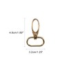 Swivel Lobster Claw Clasps 1 Inch 15pcs Gold - Heavy