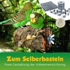 Befestigungsset zum Selbstbau von Sitzstangen / -Brettchen aus Edelstahl für
