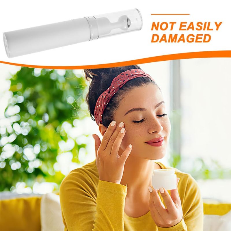 TOPPERFUN Roller Ball Eye Cream Bottle Refillable 15ml White Travel