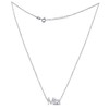 SILVEGO Women's Necklace 925 Sterling Silver Pendant with Name, Sterling