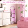 KINGRACK 3 Step Ladder, Sturdy Step Stool with Handrail, Anti-Slip